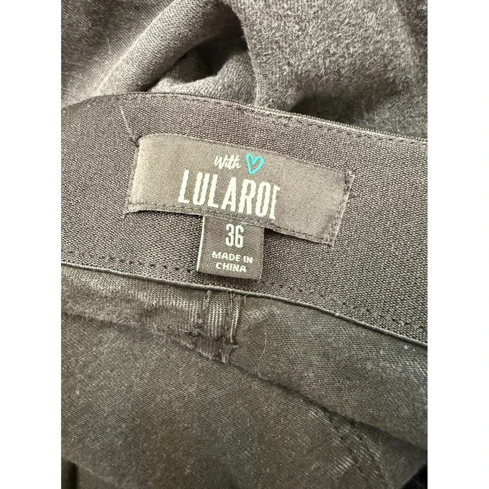 LuLaRoe Women's Black‎ Wash High Waist Skinny Jeans Size 36 (18)